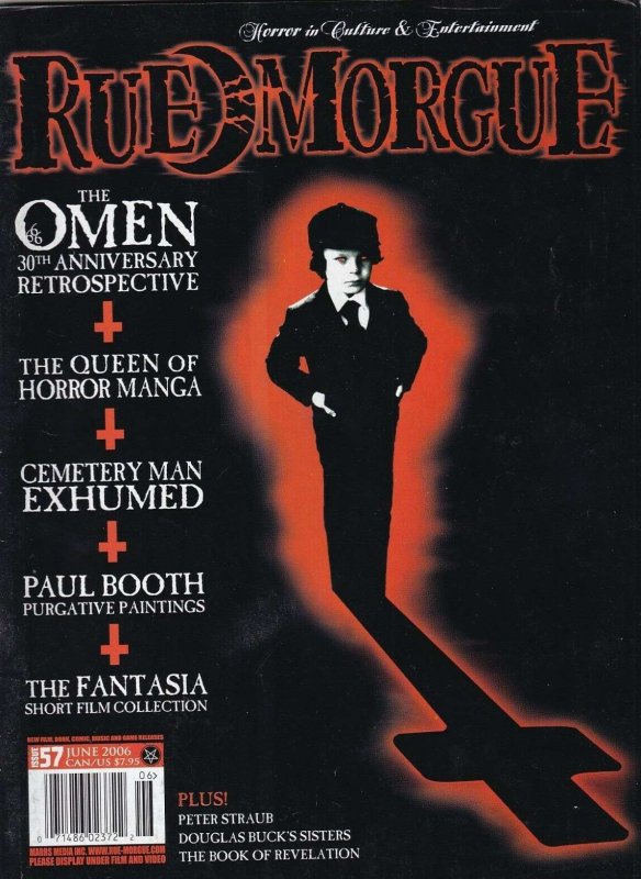 Rue Morgue magazine #57 FN ; Marrs Media Inc | the Omen