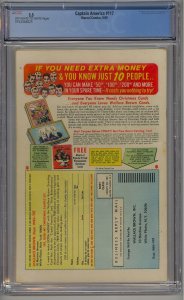 CAPTAIN AMERICA #117 CGC 3.5 ORIGIN/1ST APP FALCON