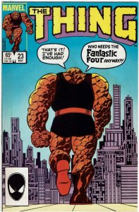 Thing #23 (1983 v1) Fantastic Four NM-