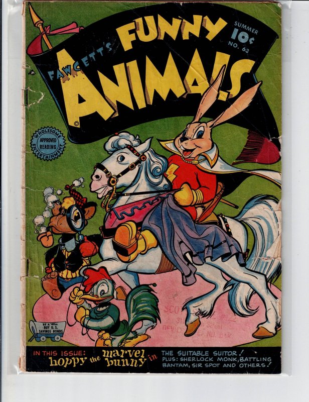 Fawcett's Funny Animals, Giggle, Hardboiled Animal and Fox and Crow (Lot...
