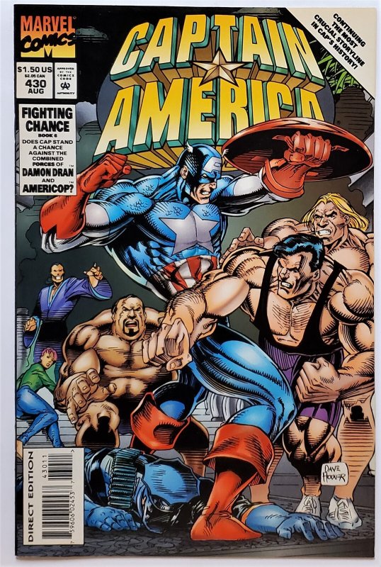 Captain America #430 (Aug 1994, Marvel) VF/NM
