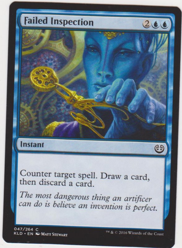 Magic the Gathering: Kaladesh - Failed Inspection