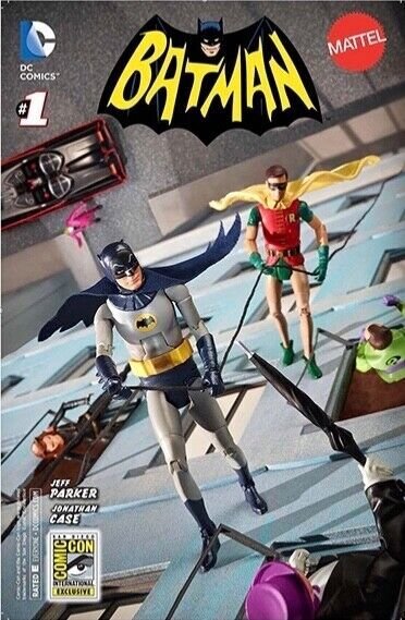 (2013) BATMAN '66 #1 SDCC MATTEL TOYS PHOTO VARIANT COVER!