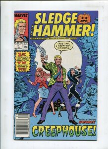 SLEDGE HAMMER! #1 - CREEPHOUSE! ART BY ALEX SAVIUK! - (9.2) 1988