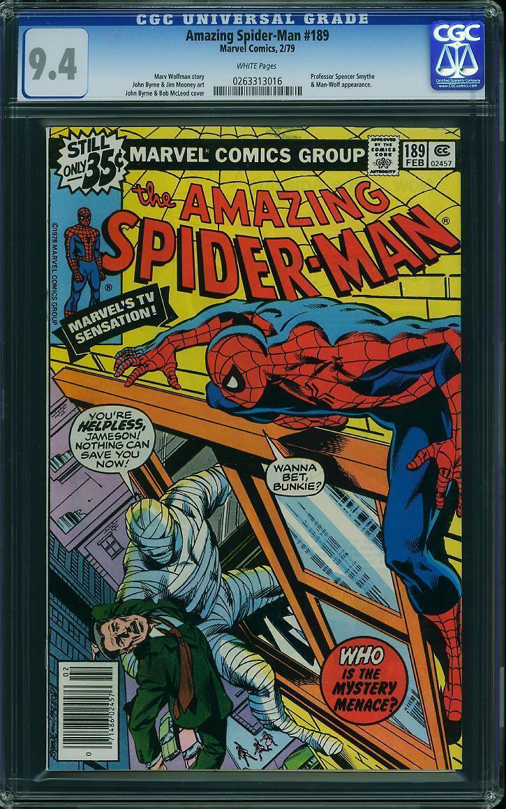 Amazing Spider-Man #189 (1979) CGC 9.4 NM | Comic Books - Bronze Age,  Marvel, Spider-Man, Superhero