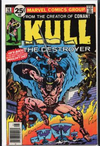 Kull the Destroyer #16 (1976) Kull