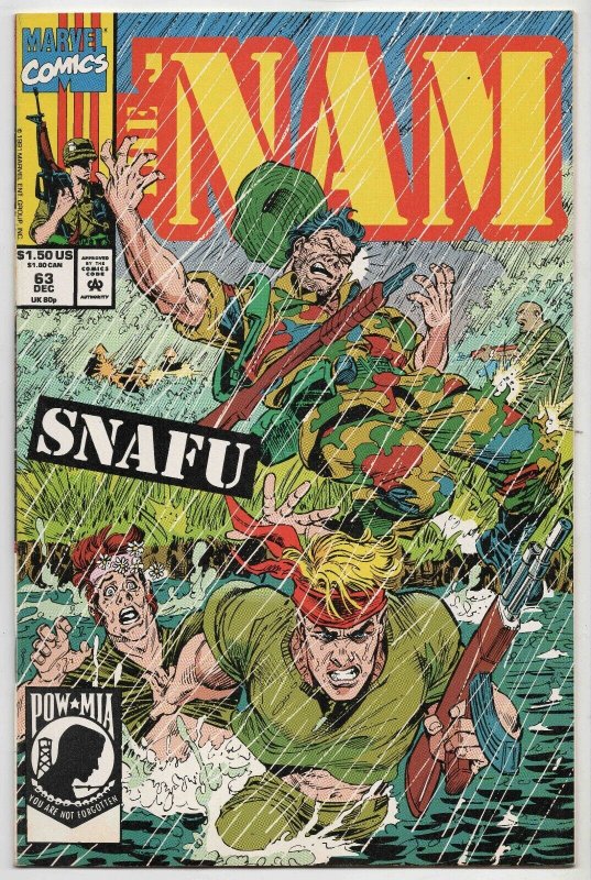 The Nam #63 VINTAGE 1991 Marvel Comics