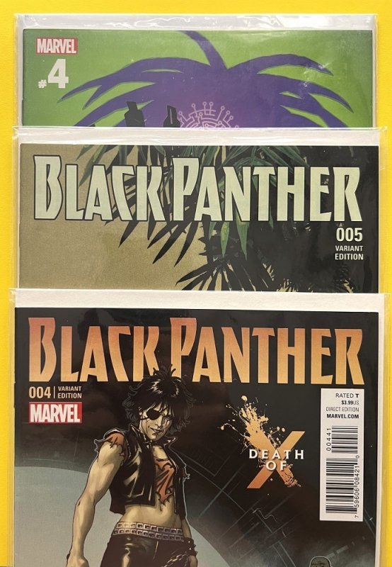 Black Panther 4 4 DEATH OF X VARIANT 5 RIBIC VARIANT (2016)