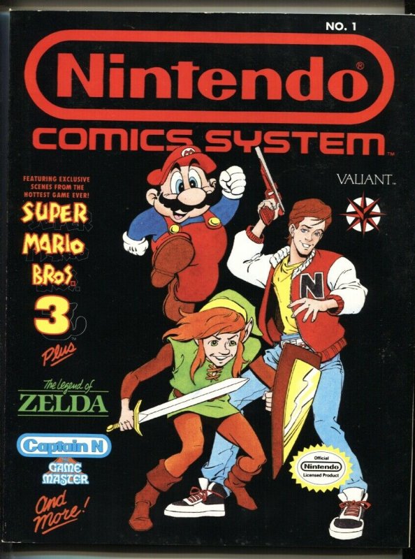 Nintendo Comics System #1 1990 HTF NO PRICE VARIANT NM-