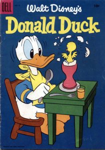 Donald Duck (Walt Disney's) #41 GD ; Dell | low grade comic May 1955 Chicken