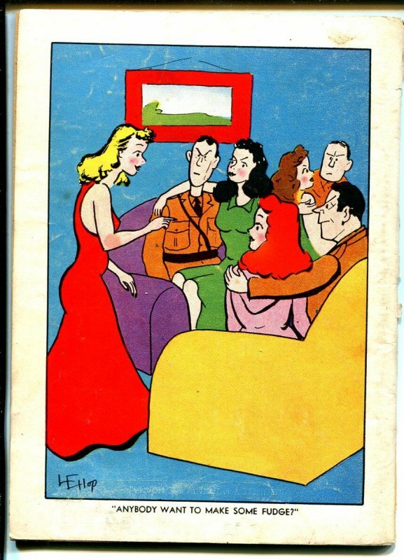 Keep 'Em Laughing! #4 4/1943-WWII era-comics-gags-cartoons-Munson-Houlihan-VG