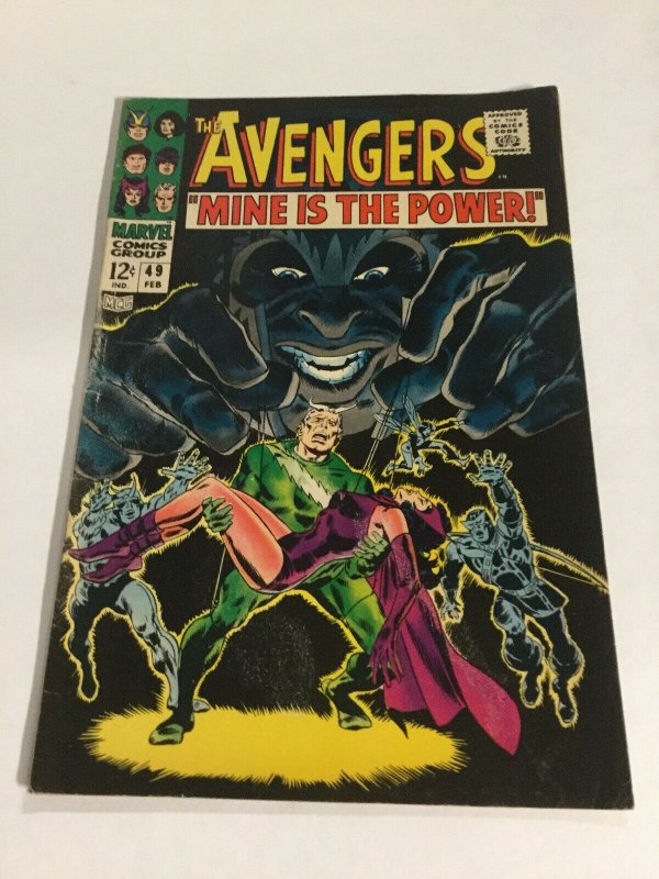 Avengers 49 Vg+ Very Good+ 4.5 Marvel Comics Silver Age