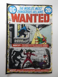Wanted, The World's Most Dangerous Villains #4 (1972) FN+ Condition!