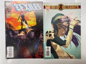 4 MARVEL comic books New Exiles #3 New Mutants #4 March On Previews 67 KM19