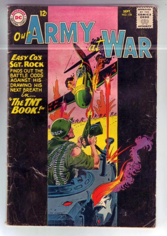 Our Army at War #134 (Sep-63) VG+ Affordable-Grade Easy Company, Sgt. Rock