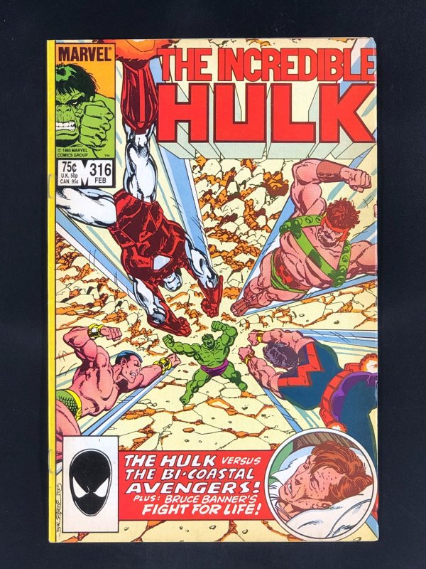 The Incredible Hulk #316 (1986) 1st team Appearance of the Second Hulk Busters