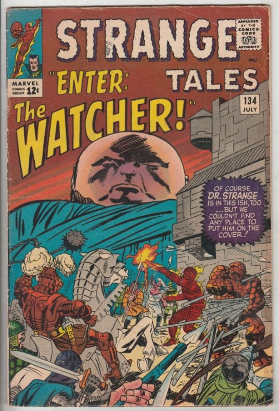 Strange Tales #134 (Jul-65) FN Mid-Grade Human Torch, the Thing, Doctor Strange