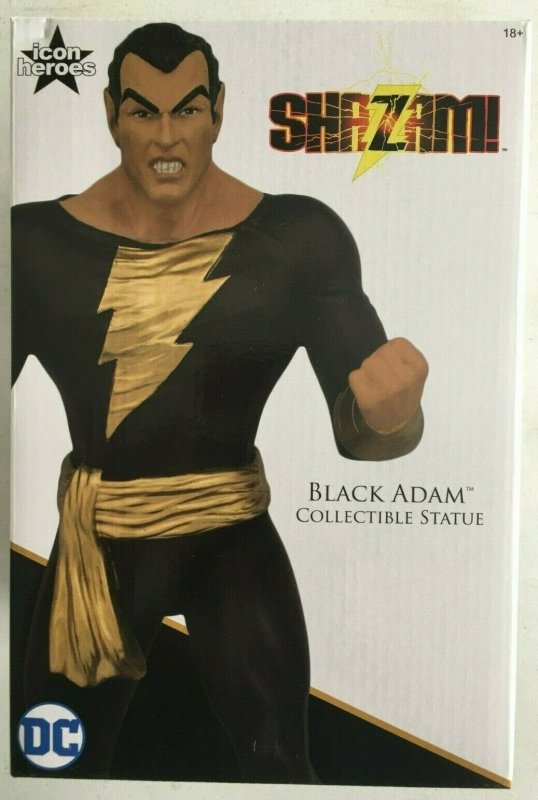 DC ICON HEROES SHAZAM BLACK ADAM COLLECTIBLE STATUE NUMBERED 0211 OF 1000