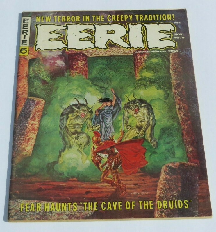 Eerie #6 VG+ 1966 Silver Age Horror/Science Fiction Magazine Scary Strange Weird