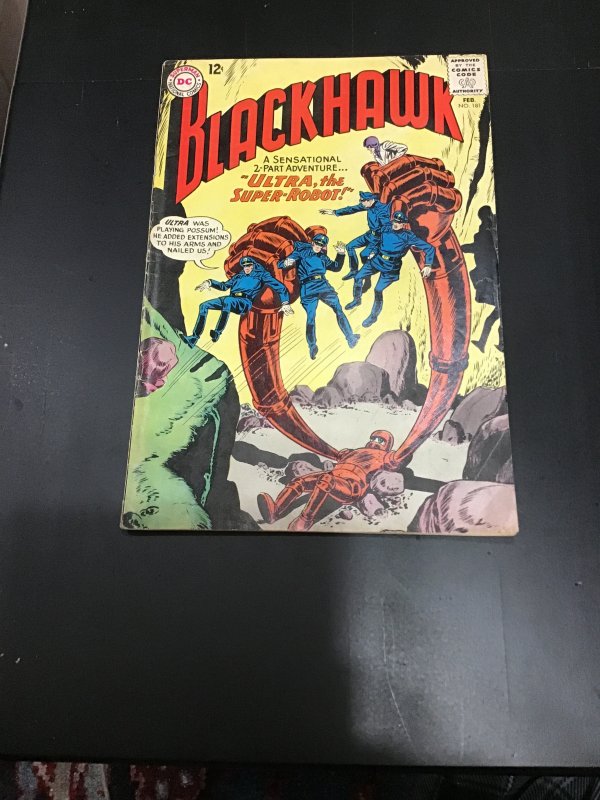 Blackhawk #181 (1963) 1st Ultra, Super-Robot! 1st Tom Thumb Blackhawk ! FN- Wow!