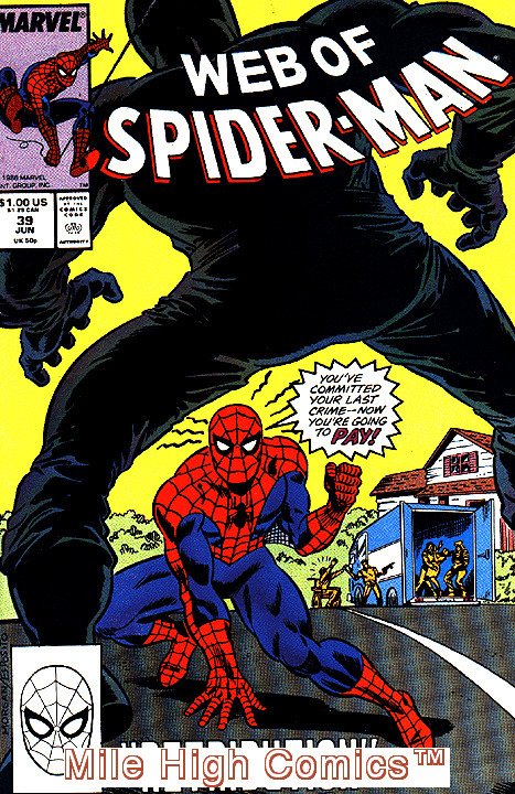 WEB OF SPIDER-MAN (1985 Series) (MARVEL) #39 Very Fine Comics Book  Comic  Books - Copper Age, Marvel, Spider-Man, Superhero / HipComic