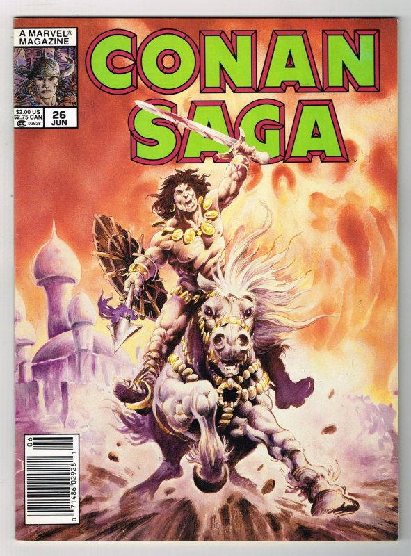 Conan Saga #26 (1989)  NEWSSTAND COPY