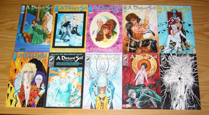 A Distant Soil #1-42 VF/NM complete series COLLEEN DORAN aria press image comics