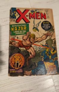 The X-Men #10 (1965)1st Kazar in X-men Low grade see description