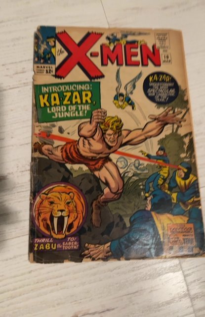The X-Men #10 (1965)1st Kazar in X-men Low grade see description