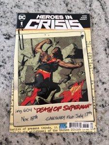 Heroes In Crisis # 1 NM 1st Print Variant Cover DC Comic Book Superman 15 J436