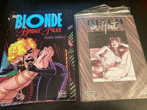 Wow! 30 ADULT/UNDERGROUND S&M/Bondage COMIX! 16 THE BLONDE + 13 BITCH IN HEAT +1