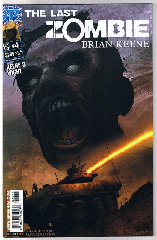 The LAST ZOMBIE #4, VF-, 2010, undead, more Horror in store