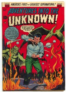 Adventures Into The Unknown #43 1953- Golden Age Horror VG/F