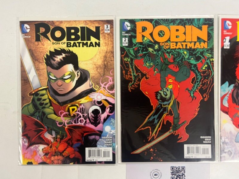 3 Robin DC Comic Books # 1 2 3 Batman Superman Wonder Woman Flash 75 RC19