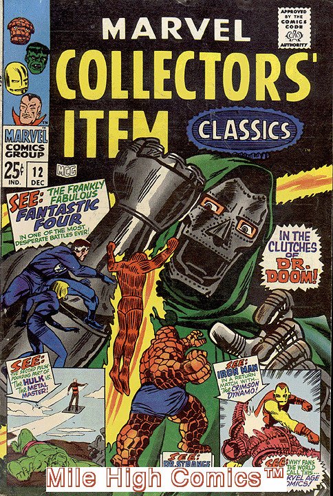 MARVEL COLLECTORS ITEM CLASSICS (1965 Series) #12 Very Good Comics Book