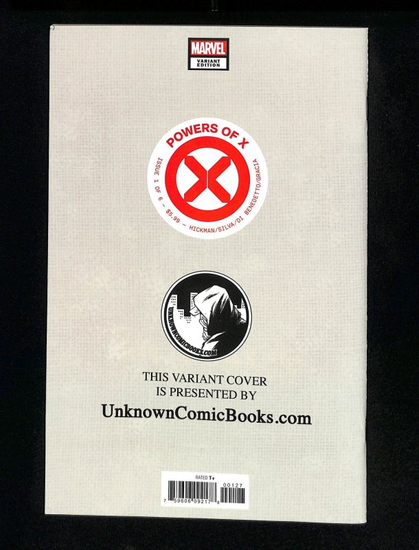 Powers of X #1 Unknown Comics Parrillo Variant