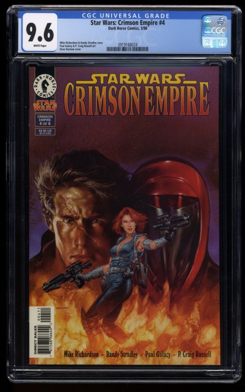 Star Wars: Crimson Empire #4 CGC NM+ 9.6 White Pages