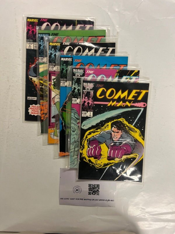6 The Comet Man Marvel Comic Books # 1 2 3 4 5 6 Avengers Defenders 2 JS60
