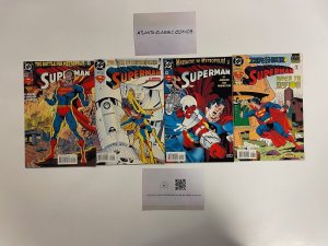 4 Superman DC Comic Books # 90 91 92 93 Superman Jor El Metropolis  50 NO4