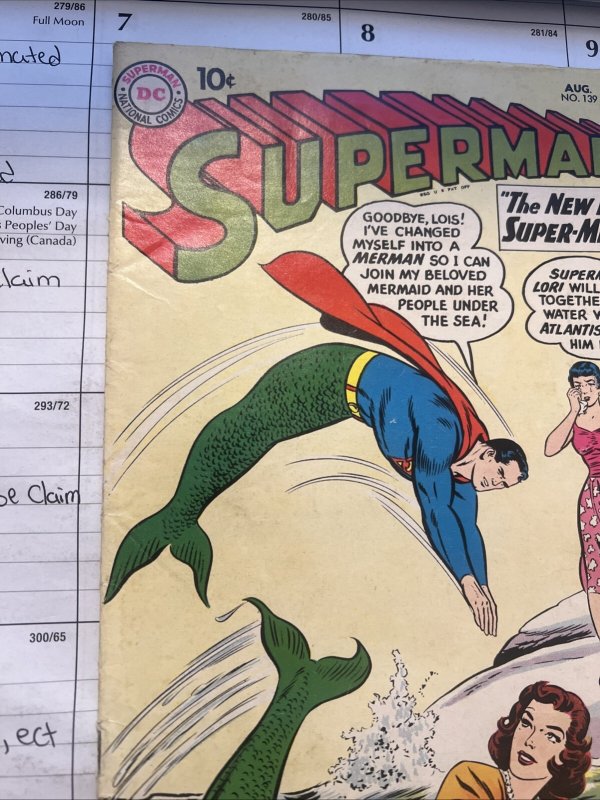 Superman #139 (DC Comics August 1960)