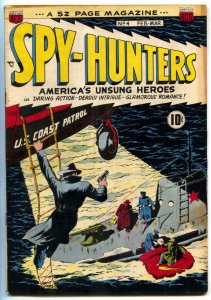 Spy-Hunters #4 1949- COMMIES- Hitler FN-