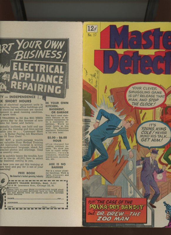 (1964) Master Detective #17: SILVER AGE! REPRINT! WE COMBINE SHIPPING! (5.5/6.0)