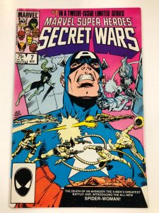 SECRET WARS 7 (Nov 1984 Marvel Super Heroes) beautiful copy VF-NM iconic maxi