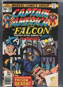 Captain America #206 (1977) Captain America and the Falcon