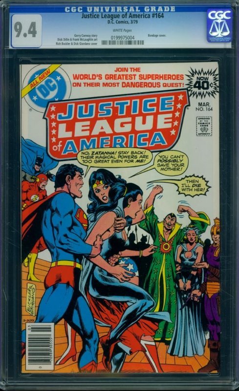 Justice League of America #164 (1979) CGC 9.4 NM