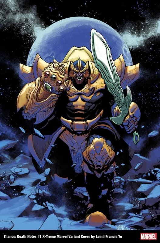 Thanos Death Notes #1 Yu X-treme Marvel Var () Marvel Prh Comic Book 2022