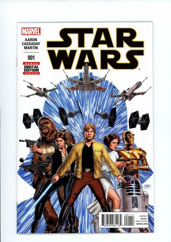 STAR WARS #1 - JOHN CASSADAY STANDARD COVER (2015) 