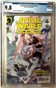 ?~DH~STAR WARS:THE CLONE WARS #8~?~1st CLONE COMMANDER WOLFFE~?~CGC 9.8~?