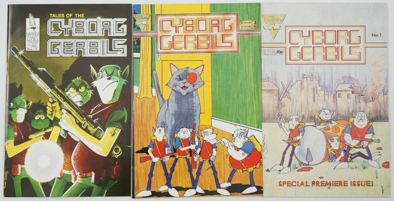 (Post-Atomic) Cyborg Gerbils #1-2 VF+ complete series + tales of the gerbils 