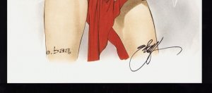 Wonder Woman 11 x 17 Print signed By Eric Basaldua (Ebas)